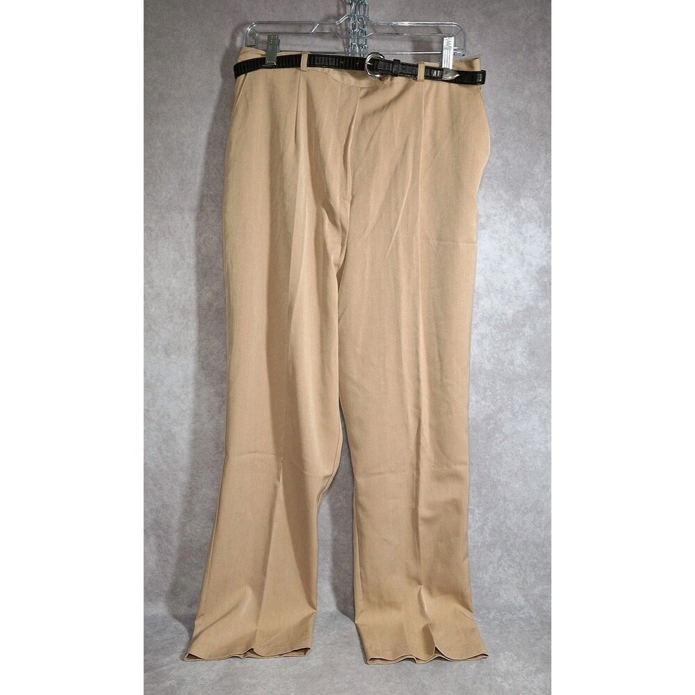 Sag Harbor Stretch 16 Average Dress Pant Womens Camel